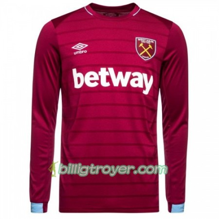 Billige Fotballdrakter West Ham United Hjemmedraktsett 2018/19 Langermet